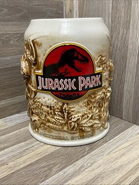 Jurassic Park Collectible Ceramic large coffee cup pen cup nostalgia movie